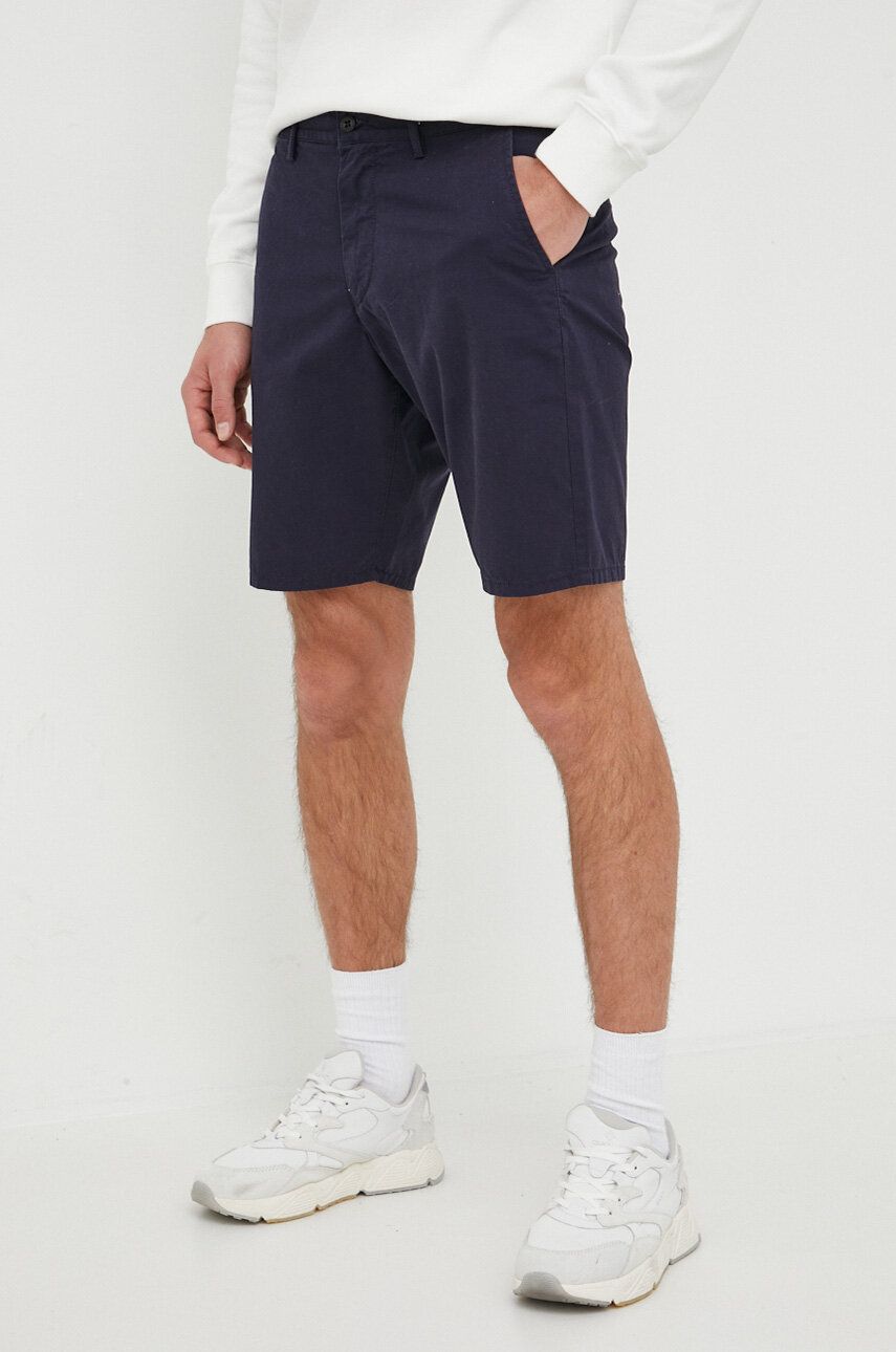 E-shop Bavlněné šortky Gant pánské, tmavomodrá barva