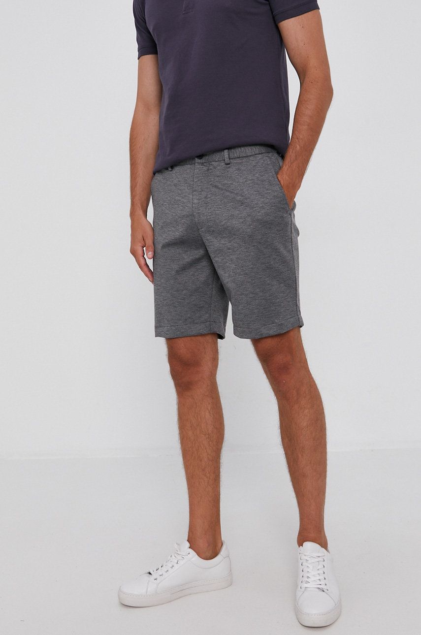 Selected Homme Pantaloni scurți bărbați, culoarea gri 2023 ❤️ Pret Super answear imagine noua 2022