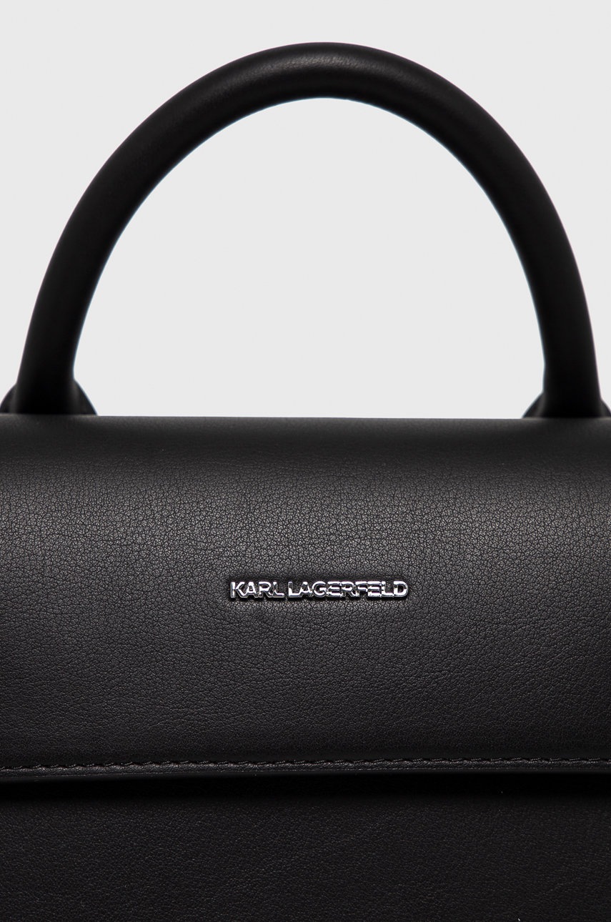 

Кожаная сумочка Karl Lagerfeld цвет чёрный