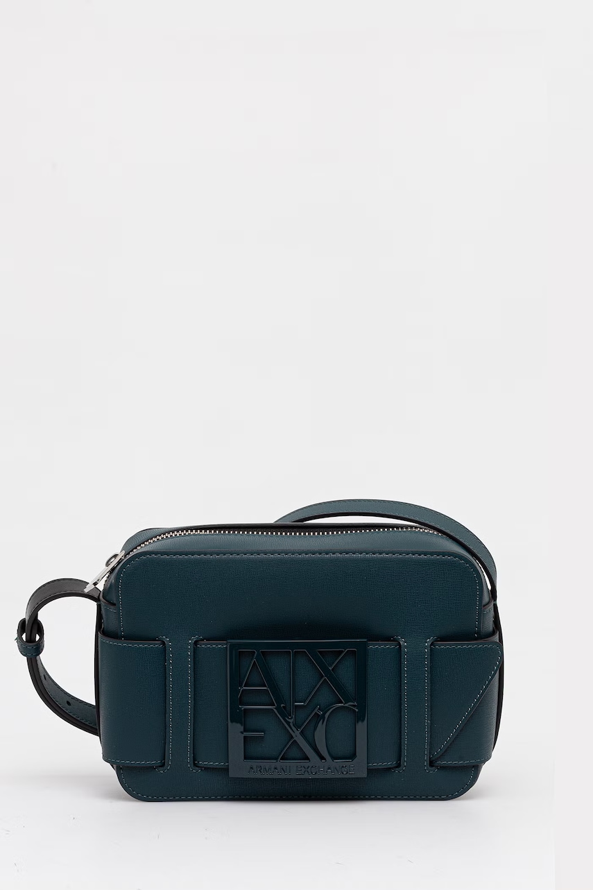 Armani Exchange geantă crossbody pentru femei cu imitație de piele