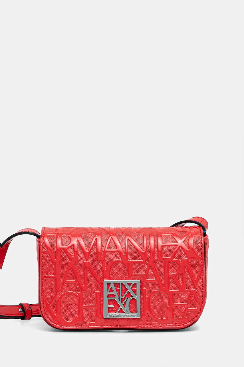 Armani Exchange geantă culoarea rosu, 942734 CC794
