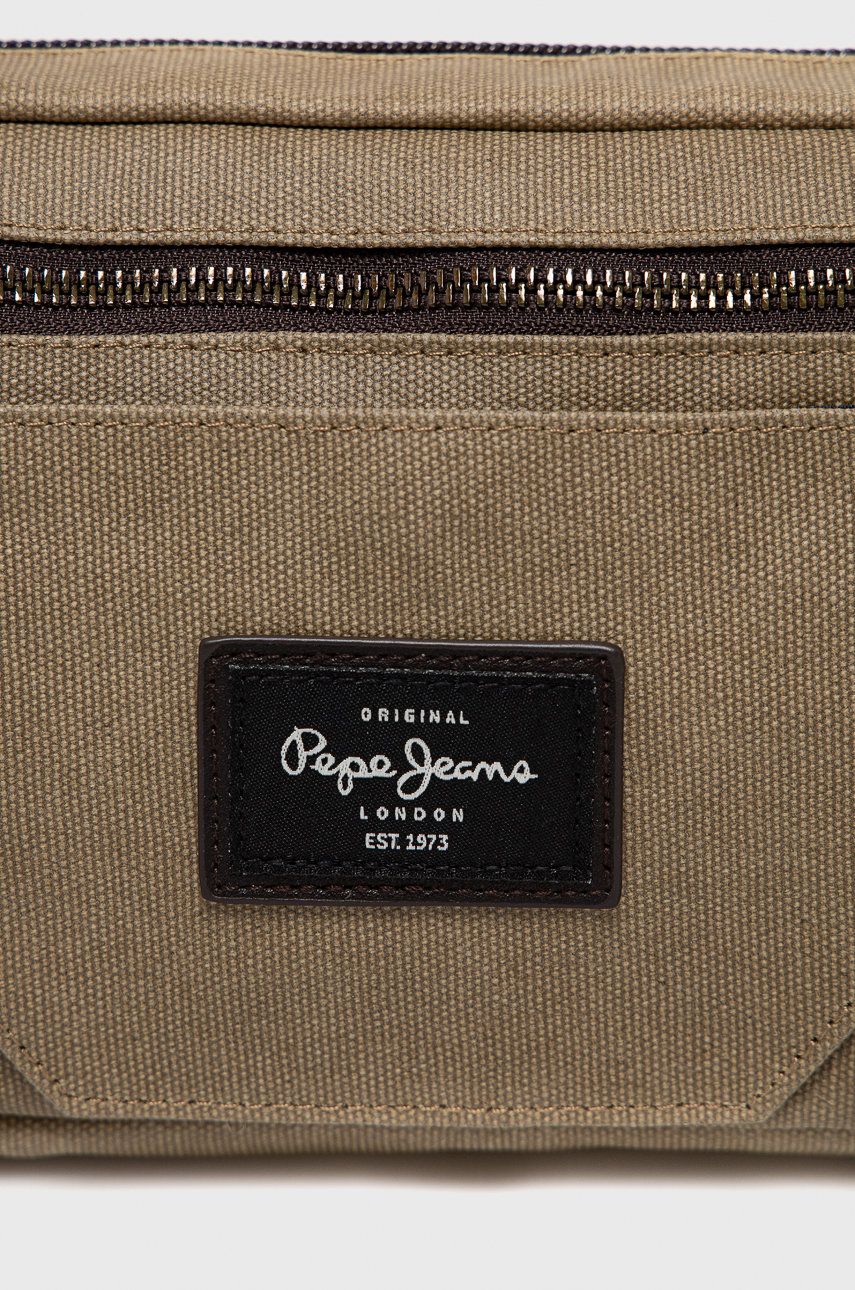 

Сумка на пояс Pepe Jeans колір бежевий