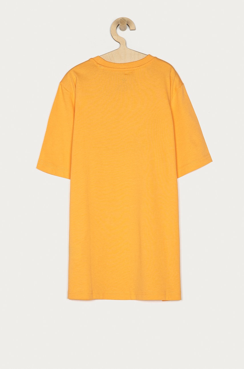 

Дитяча футболка adidas Originals GN2300 колір помаранчевий