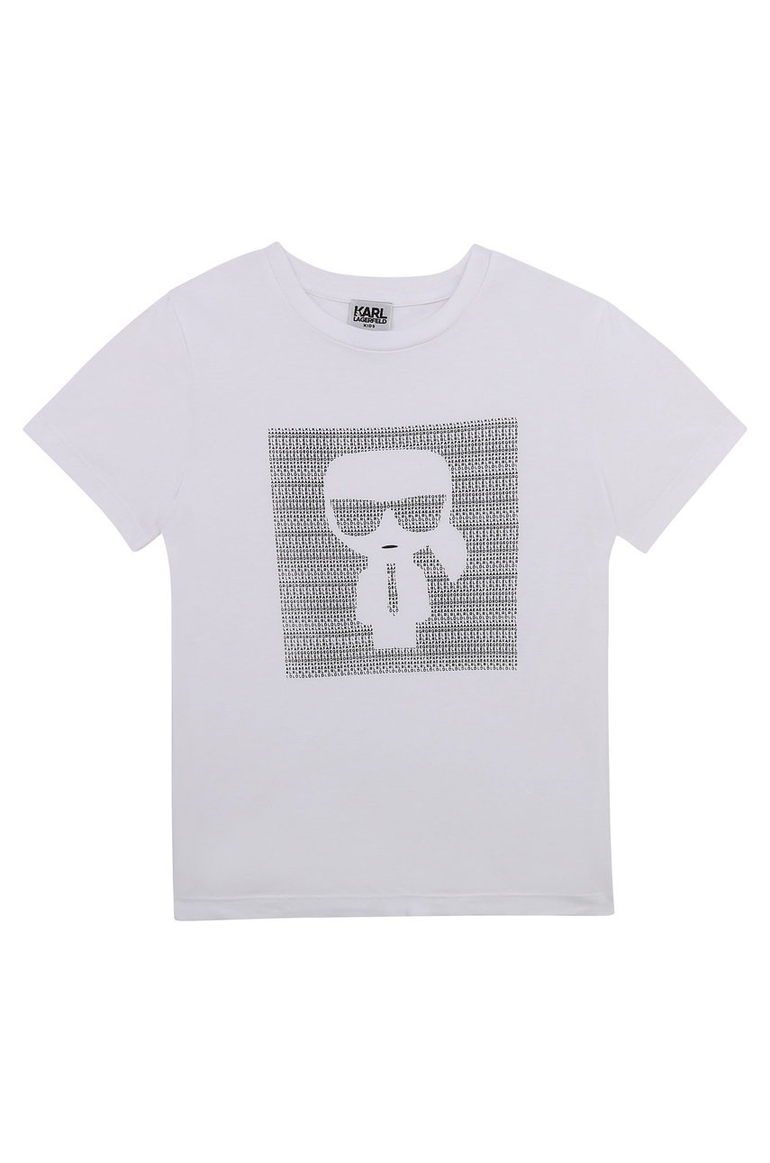

Karl Lagerfeld - Детска тениска, Бял