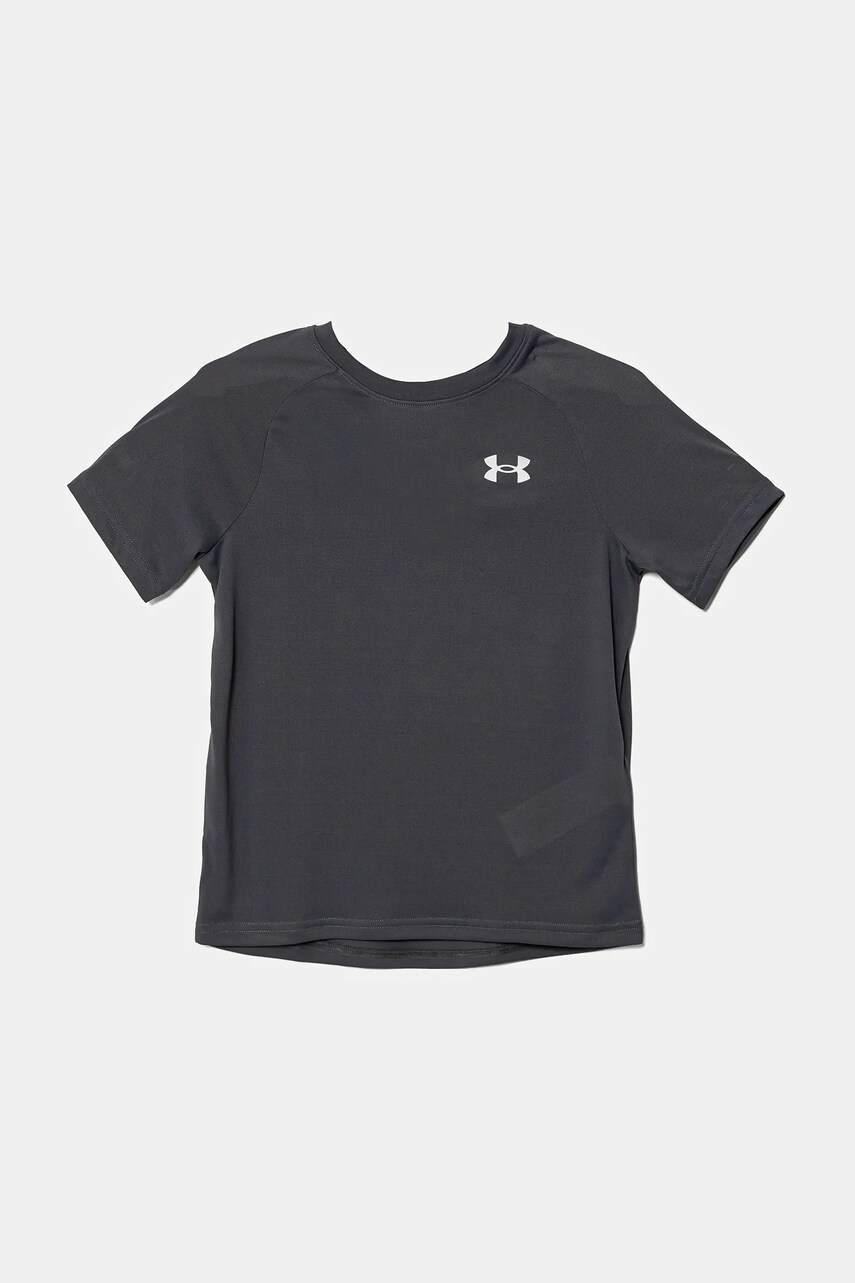 Under Armour tricou culoarea gri, neted, 1363284