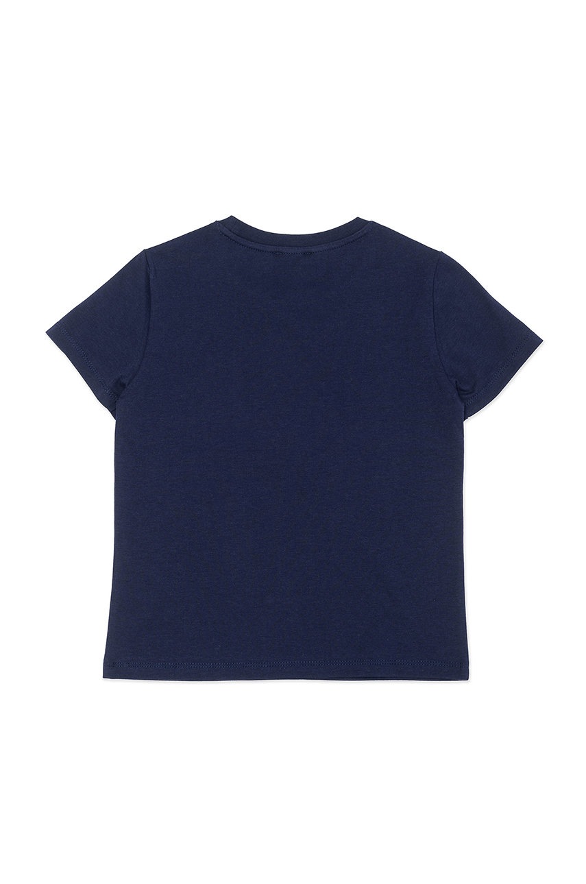 

Дитяча футболка Kenzo Kids колір синій з принтом
