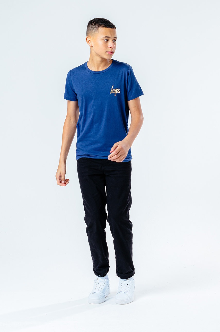 

Дитяча футболка Hype NAVY GOLD з принтом