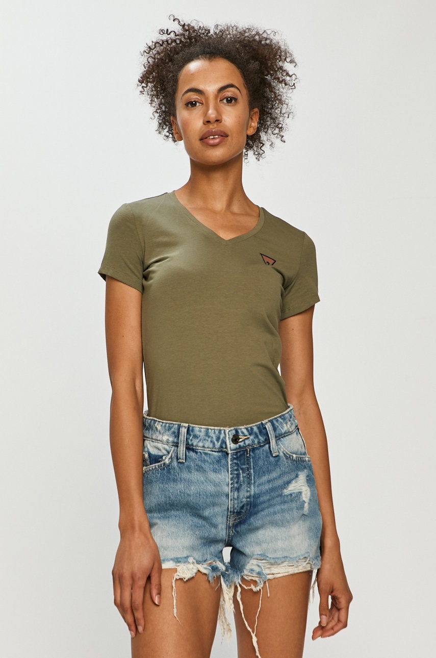 

Guess - Тениска, Зелен