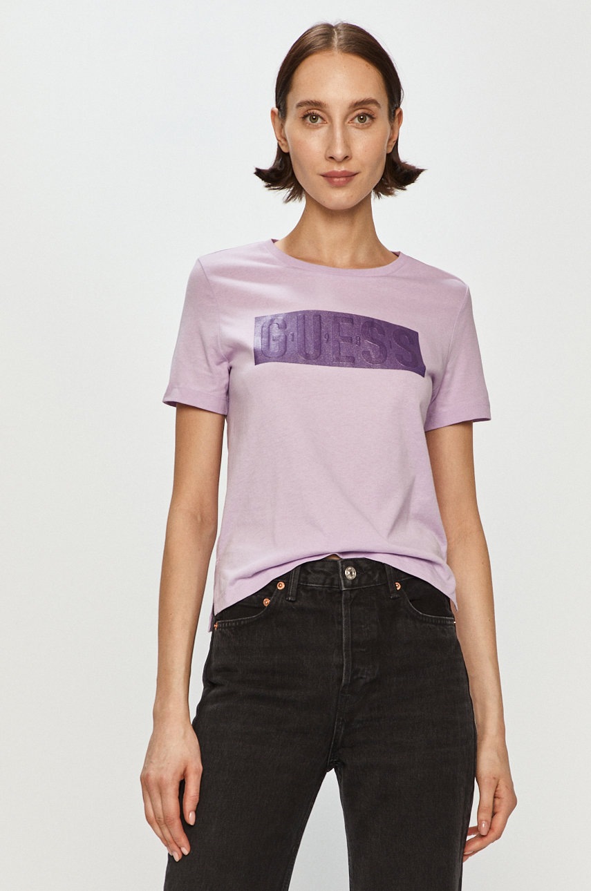 

Guess - Тениска, Виолетов
