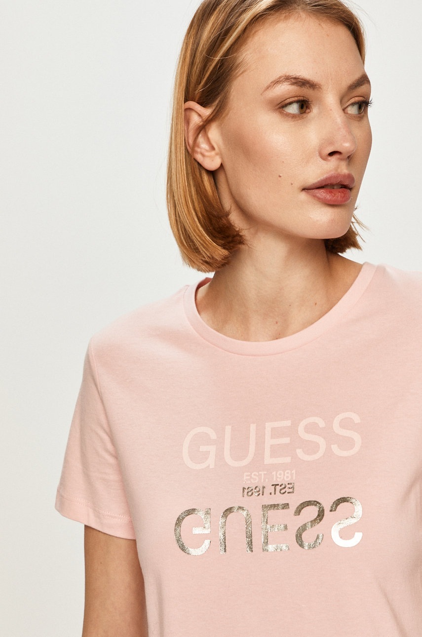 

Guess - Тениска, Розов