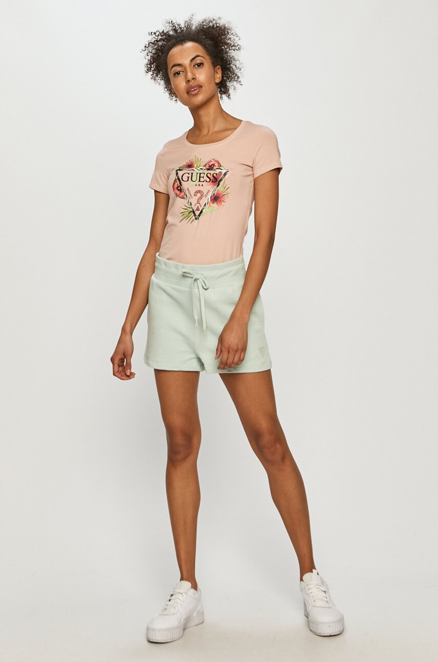 

Футболка Guess колір рожевий