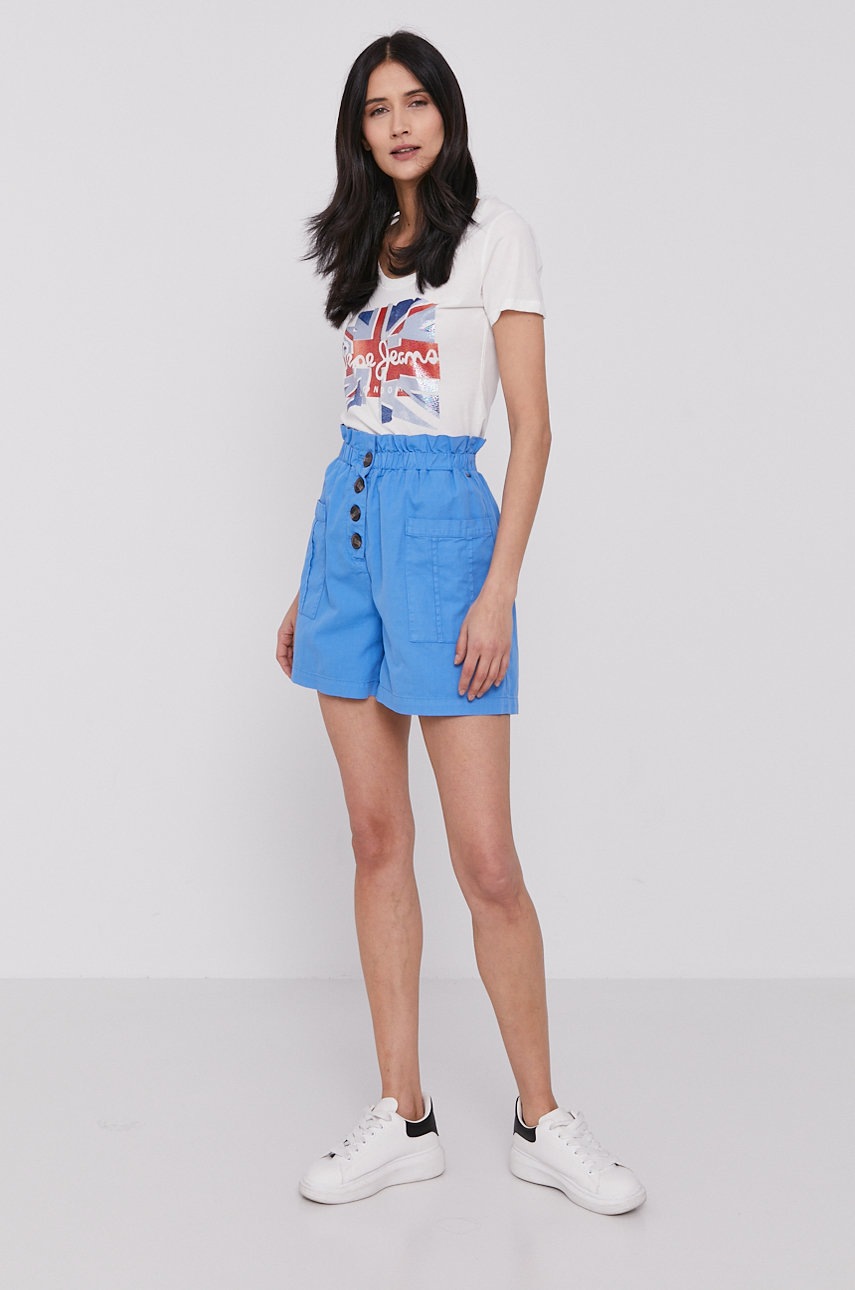 

Футболка Pepe Jeans Blaze женская цвет белый