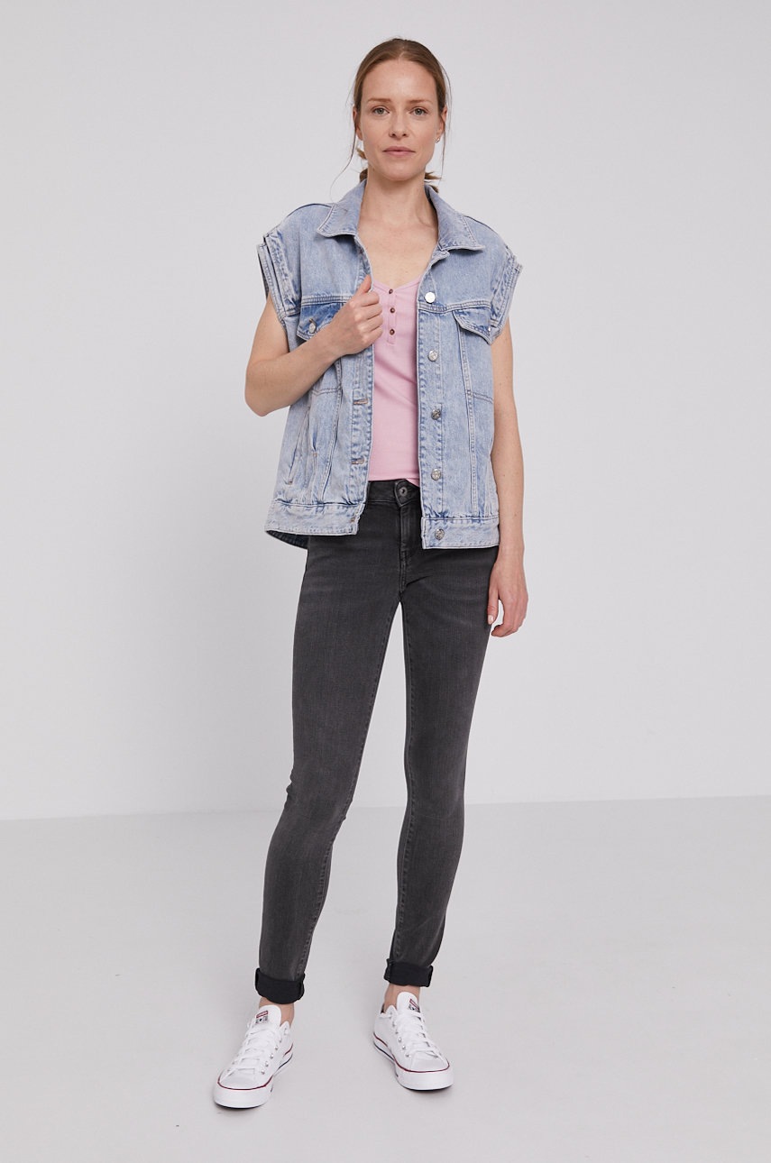 

Футболка Pepe Jeans Doris жіноча колір рожевий