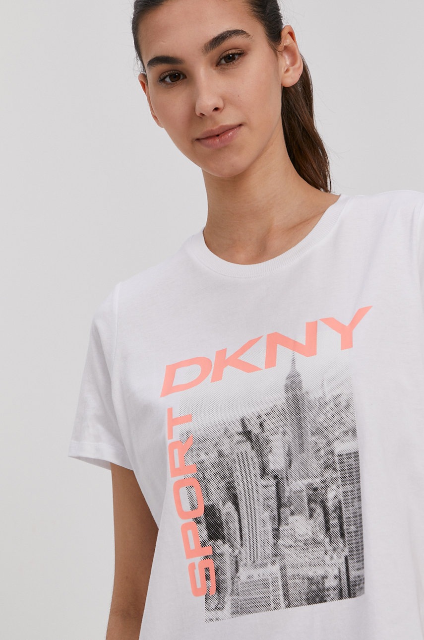 

Футболка Dkny жіноча колір білий