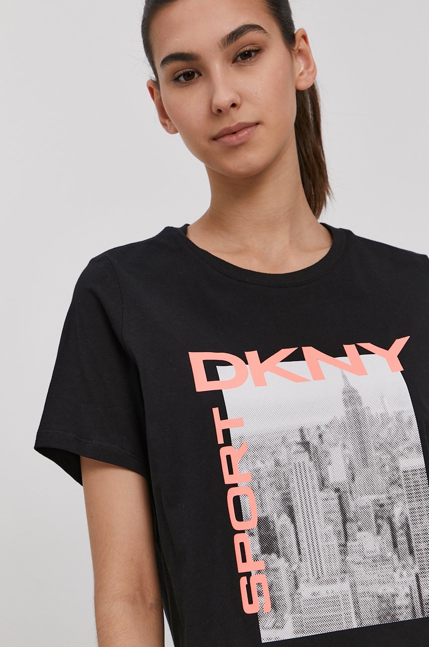 

Футболка Dkny жіноча колір чорний
