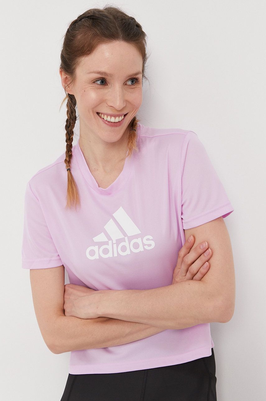 Adidas Tricou femei, culoarea violet