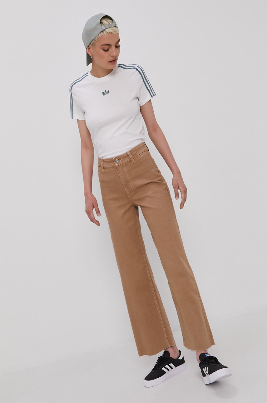 

Футболка adidas Originals женская цвет белый