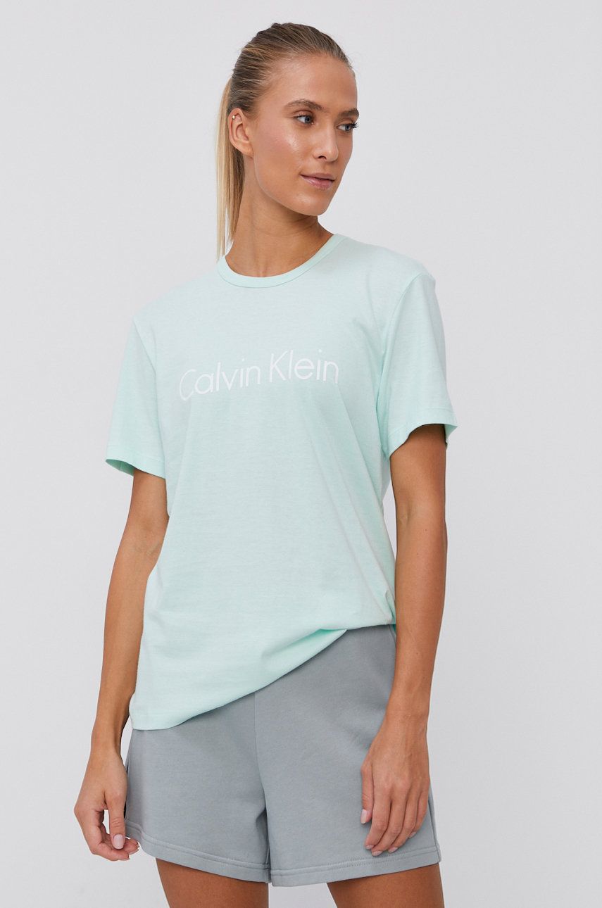 Calvin Klein Underwear T-shirt kolor turkusowy