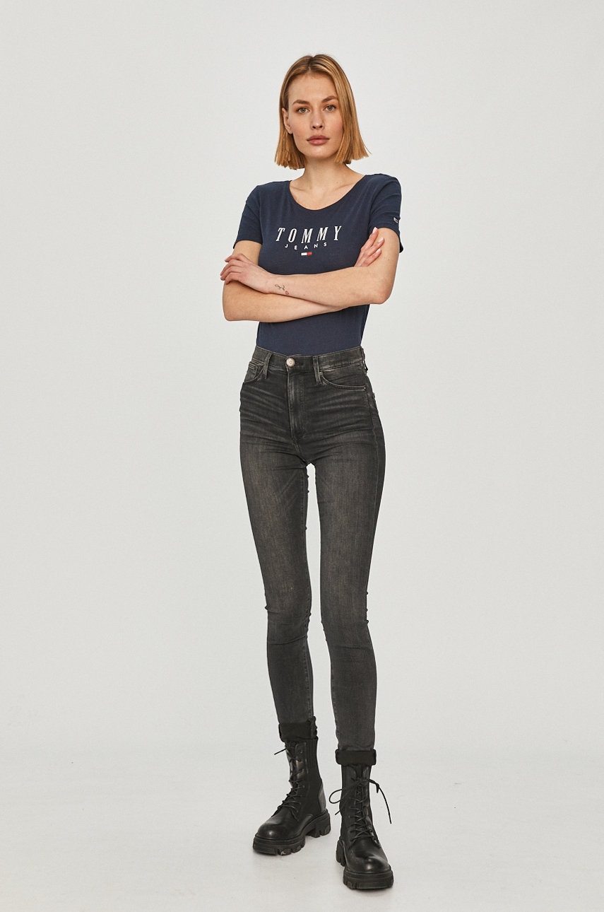 

Футболка Tommy Jeans колір синій