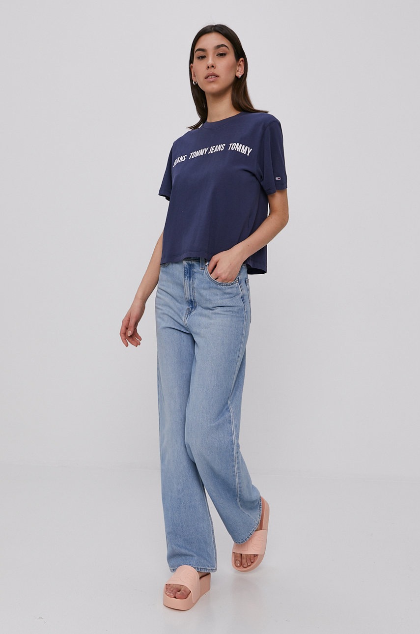 

Футболка Tommy Jeans цвет синий