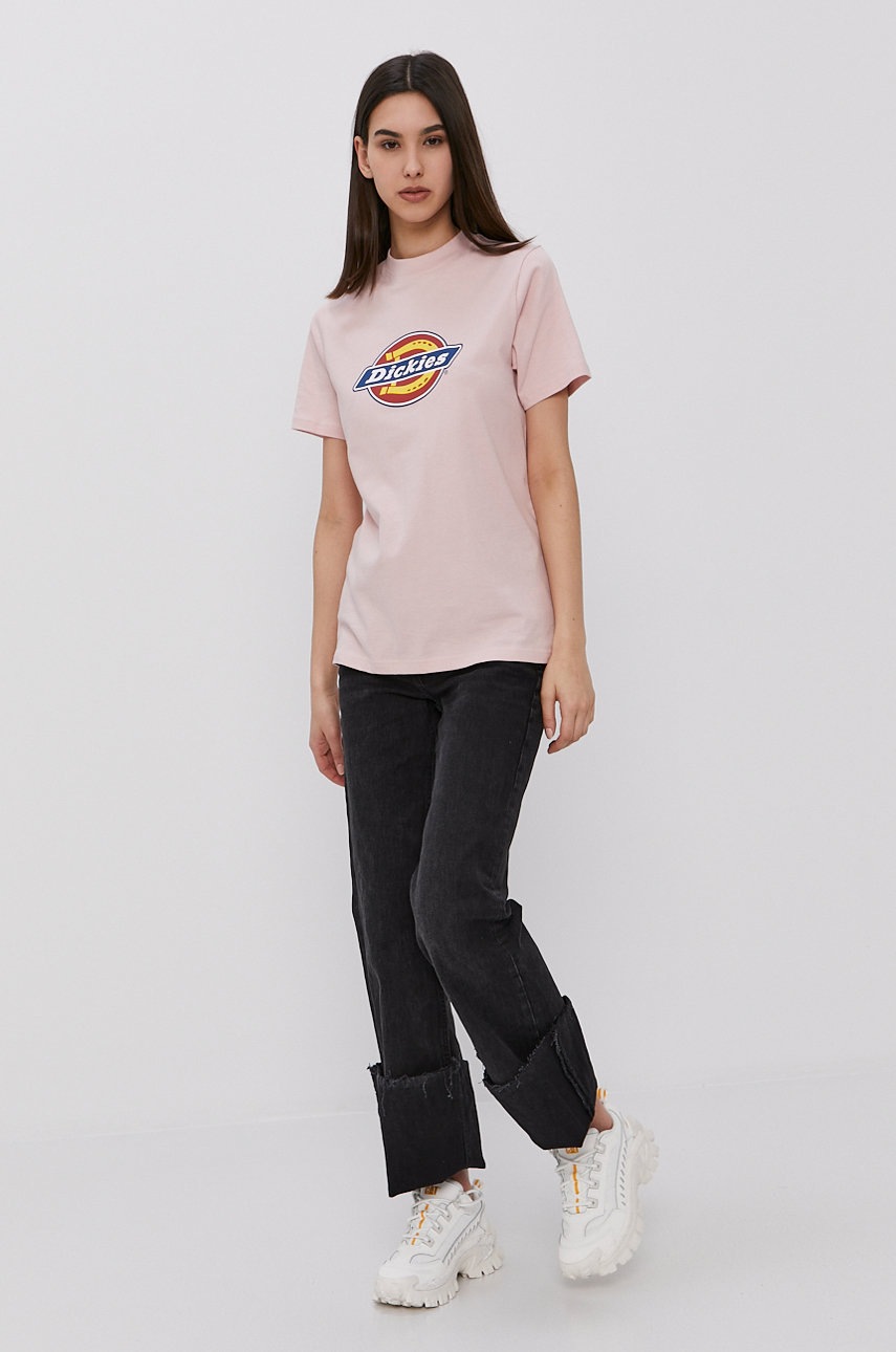 

Футболка Dickies жіноча колір рожевий