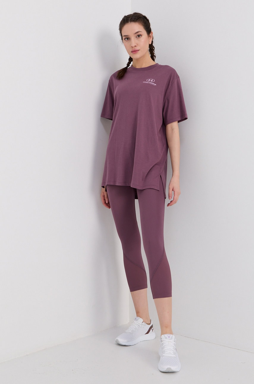 

Футболка Under Armour 1363206 женская цвет фиолетовый