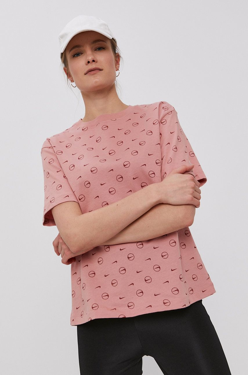 Nike Sportswear Tricou femei, culoarea roz answear.ro imagine megaplaza.ro