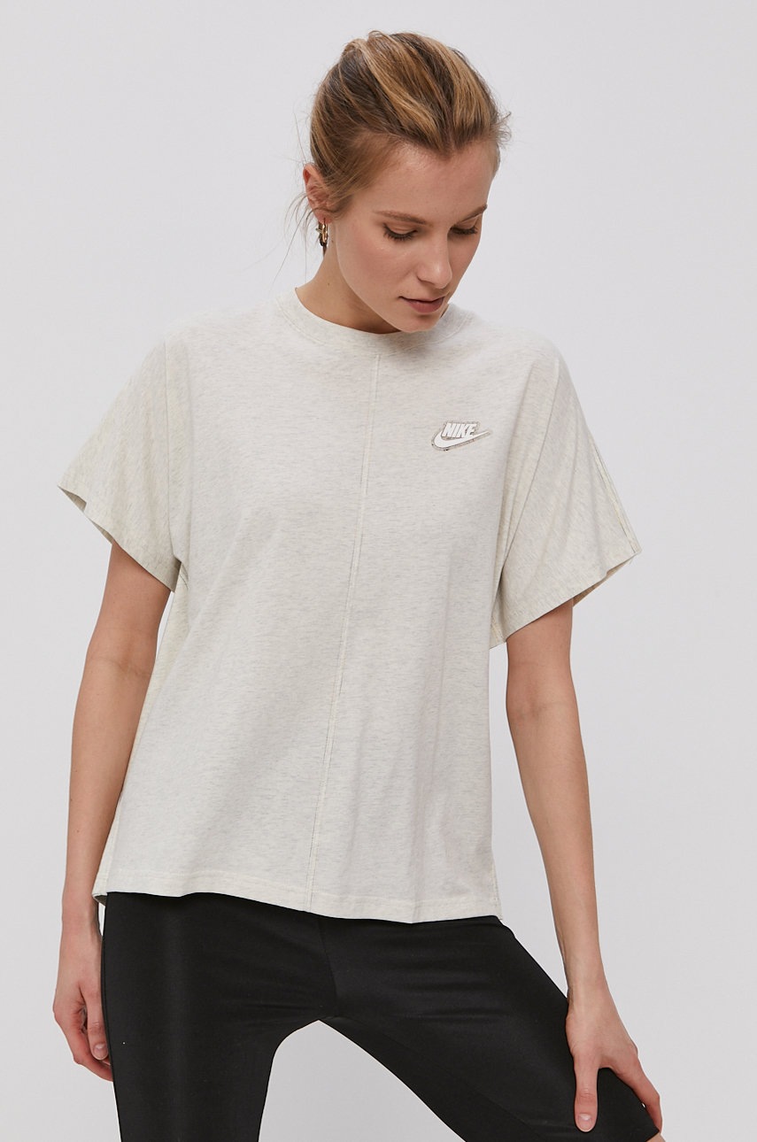 

Футболка Nike Sportswear жіноча колір кремовий