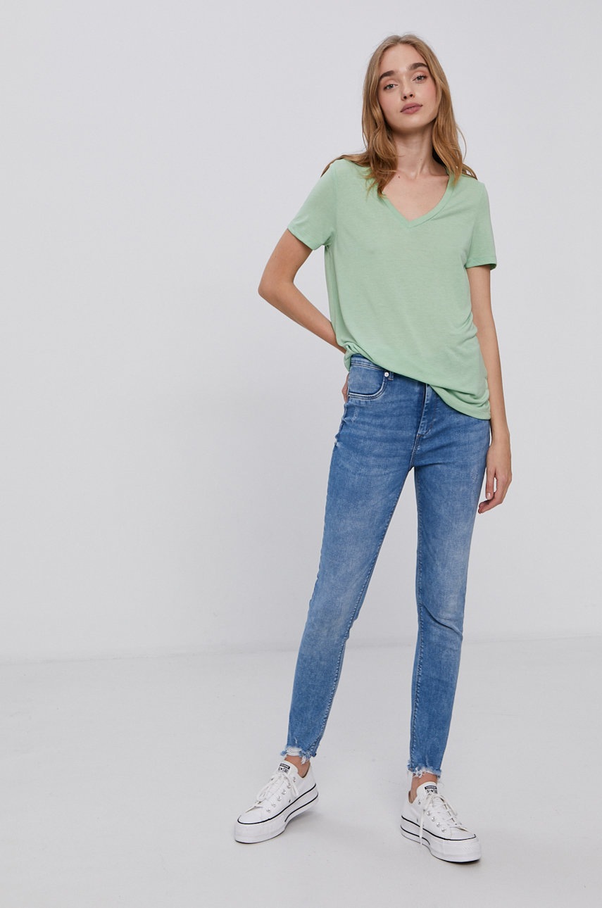 

Футболка Vero Moda жіноча колір зелений