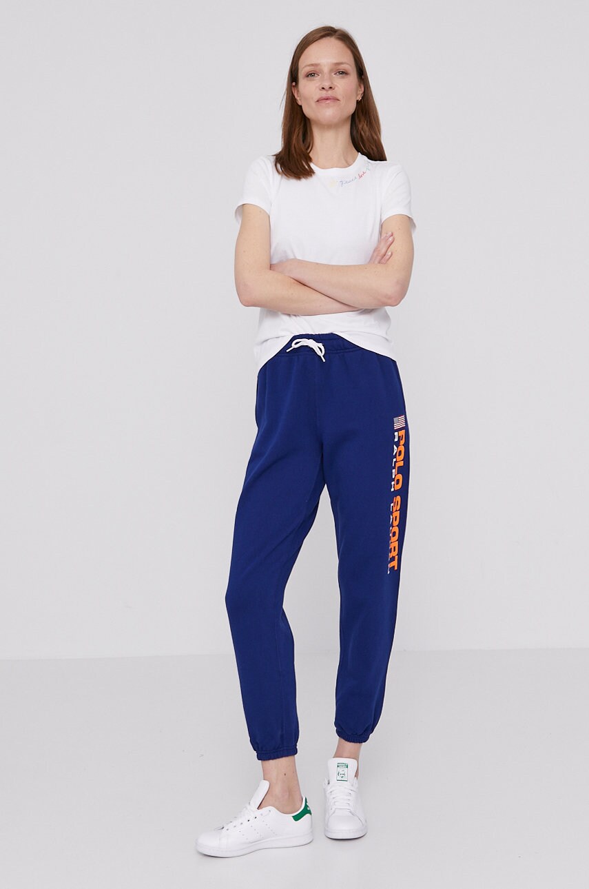 

Футболка Polo Ralph Lauren женская цвет белый
