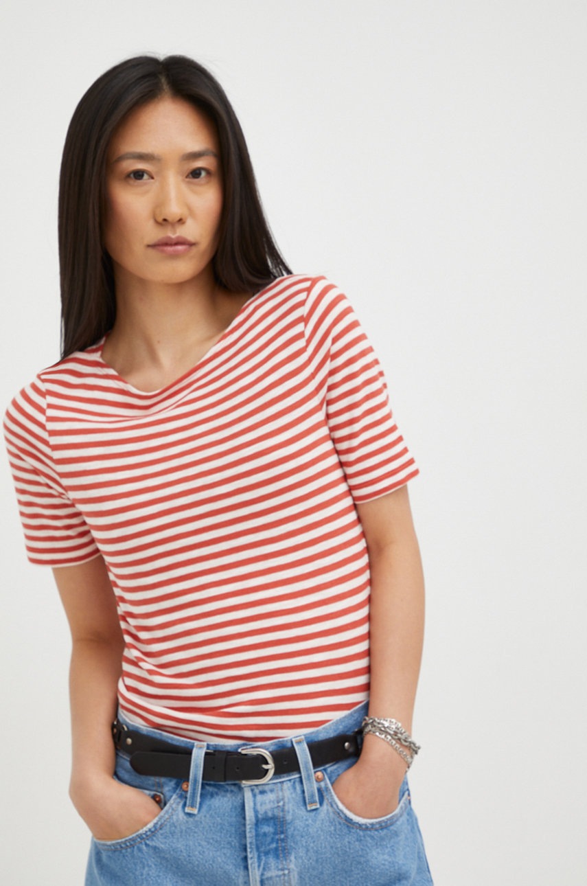 

Тениска Marc O'Polo дамска в червено, Червен