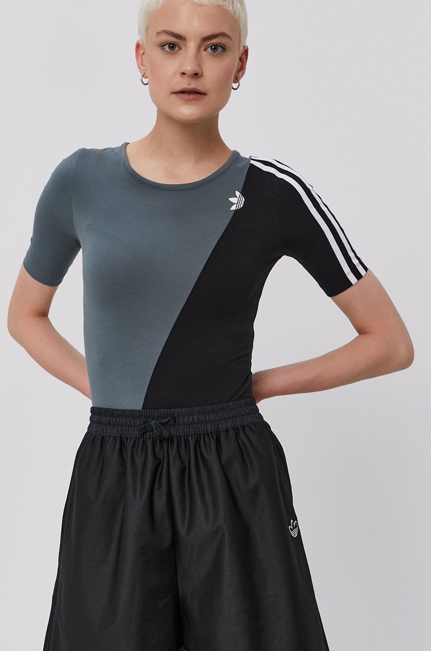 Adidas Originals Tricou femei, culoarea gri