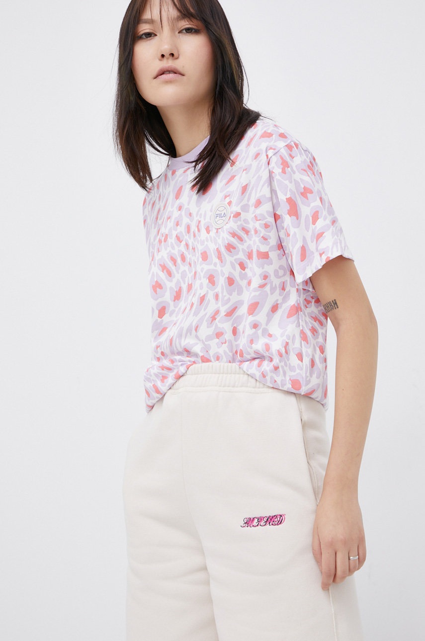 

Хлопковая футболка Fila