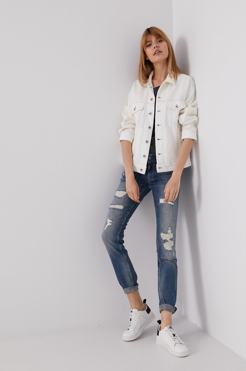 

Футболка Pepe Jeans June женская цвет серый