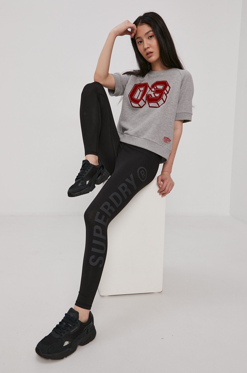 

Кофта Superdry цвет серый
