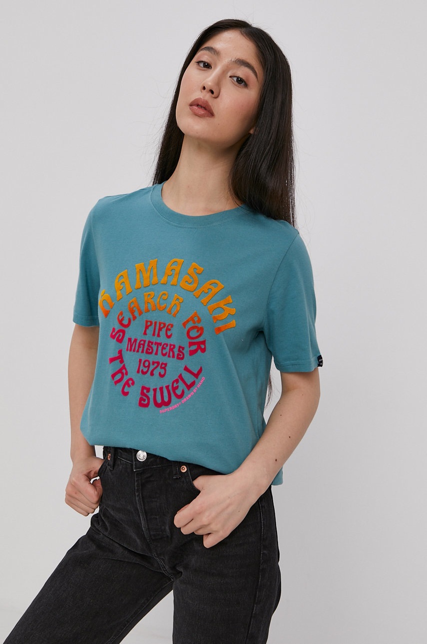 

Хлопковая футболка Superdry