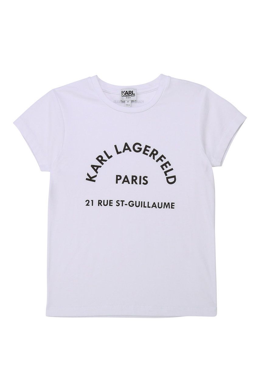 

Karl Lagerfeld - Детска тениска, Бял