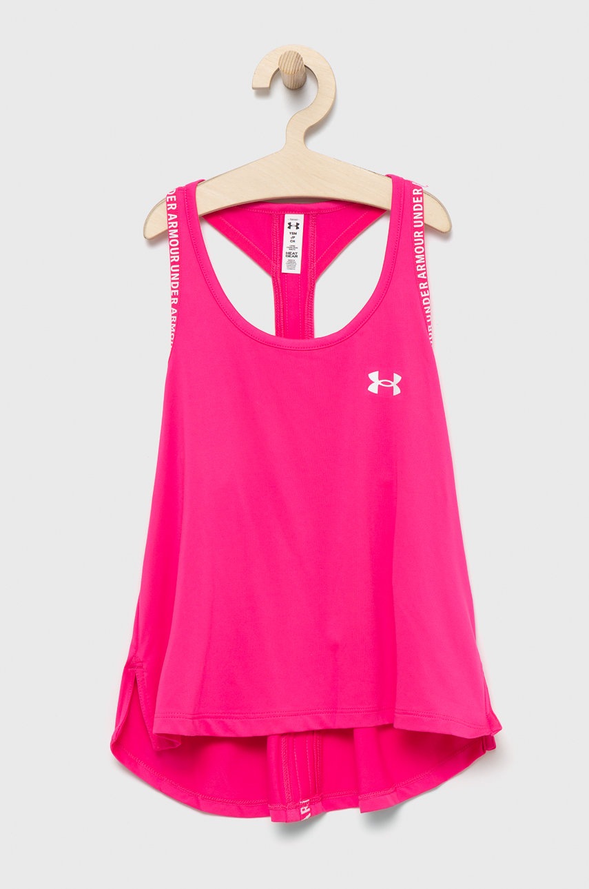 

Дитячий топ Under Armour 1363374 колір рожевий