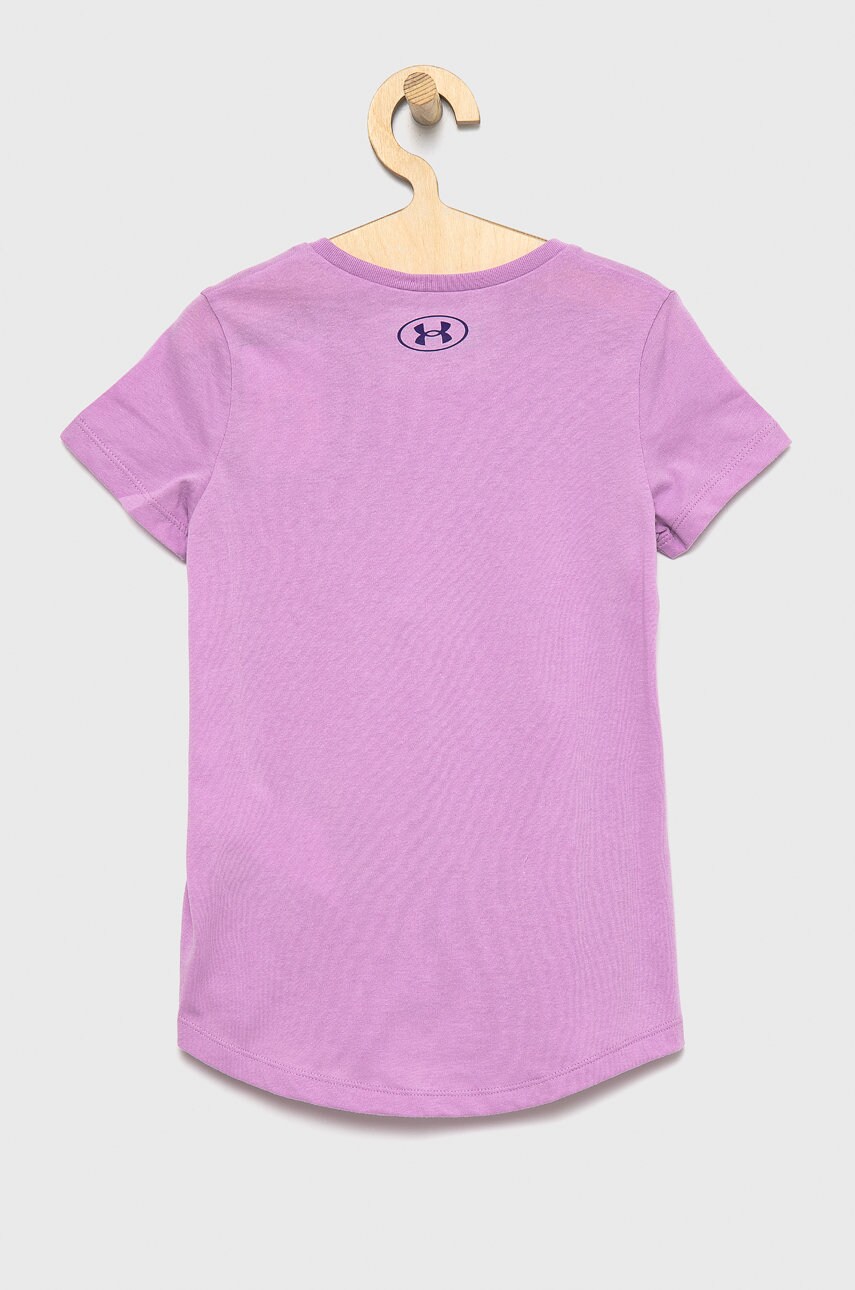 

Дитяча футболка Under Armour 1361182 колір фіолетовий