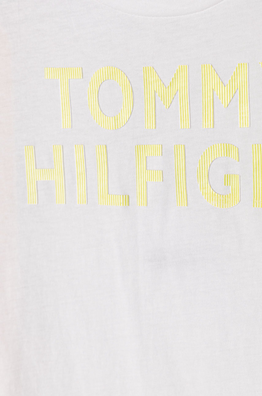 

Дитяча футболка Tommy Hilfiger колір білий