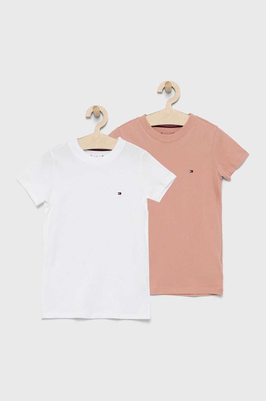 

Tommy Hilfiger - Детска тениска 128-164 cm (2 броя), Розов
