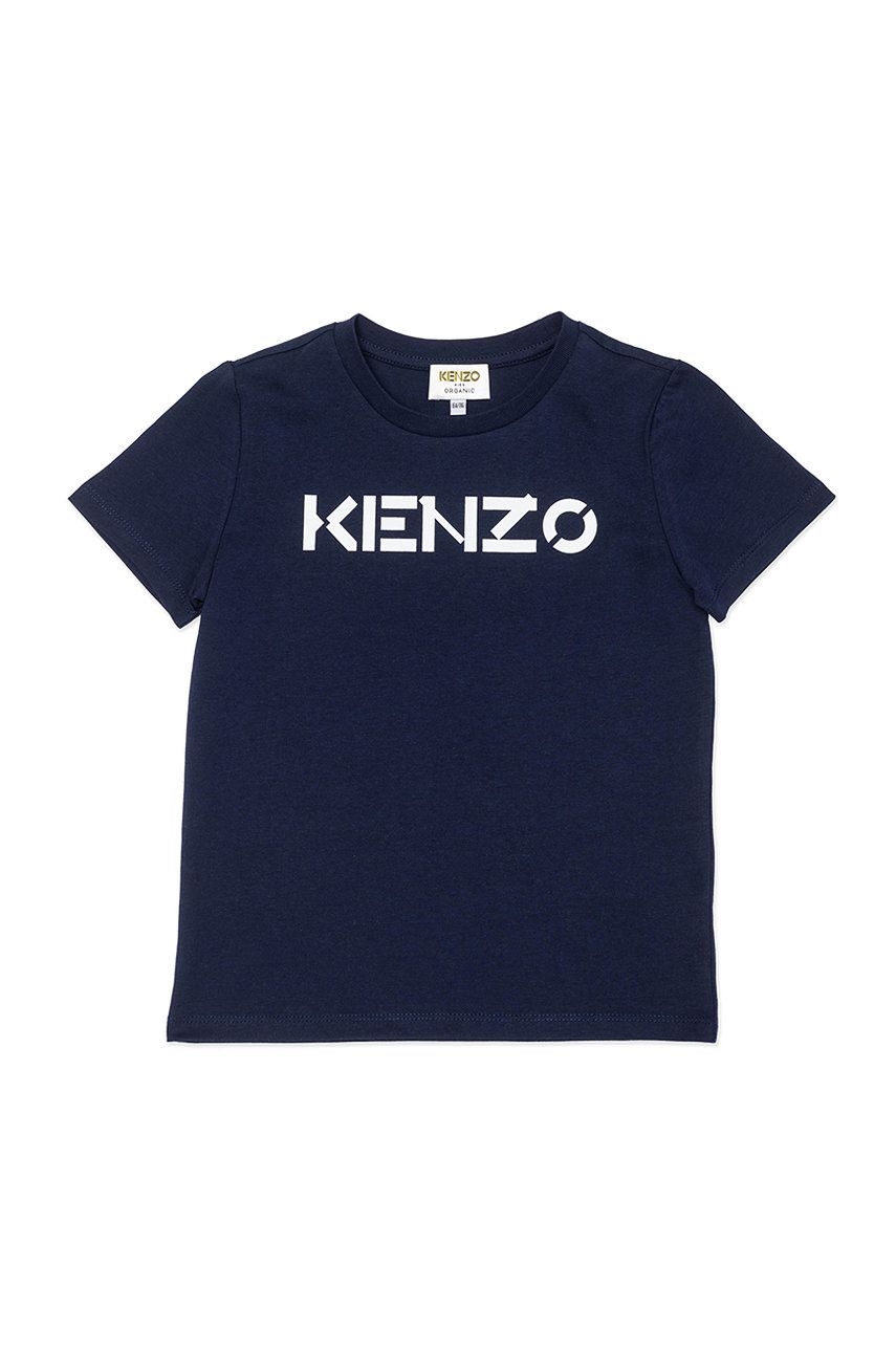 Kenzo Kids T-shirt dziecięcy kolor granatowy