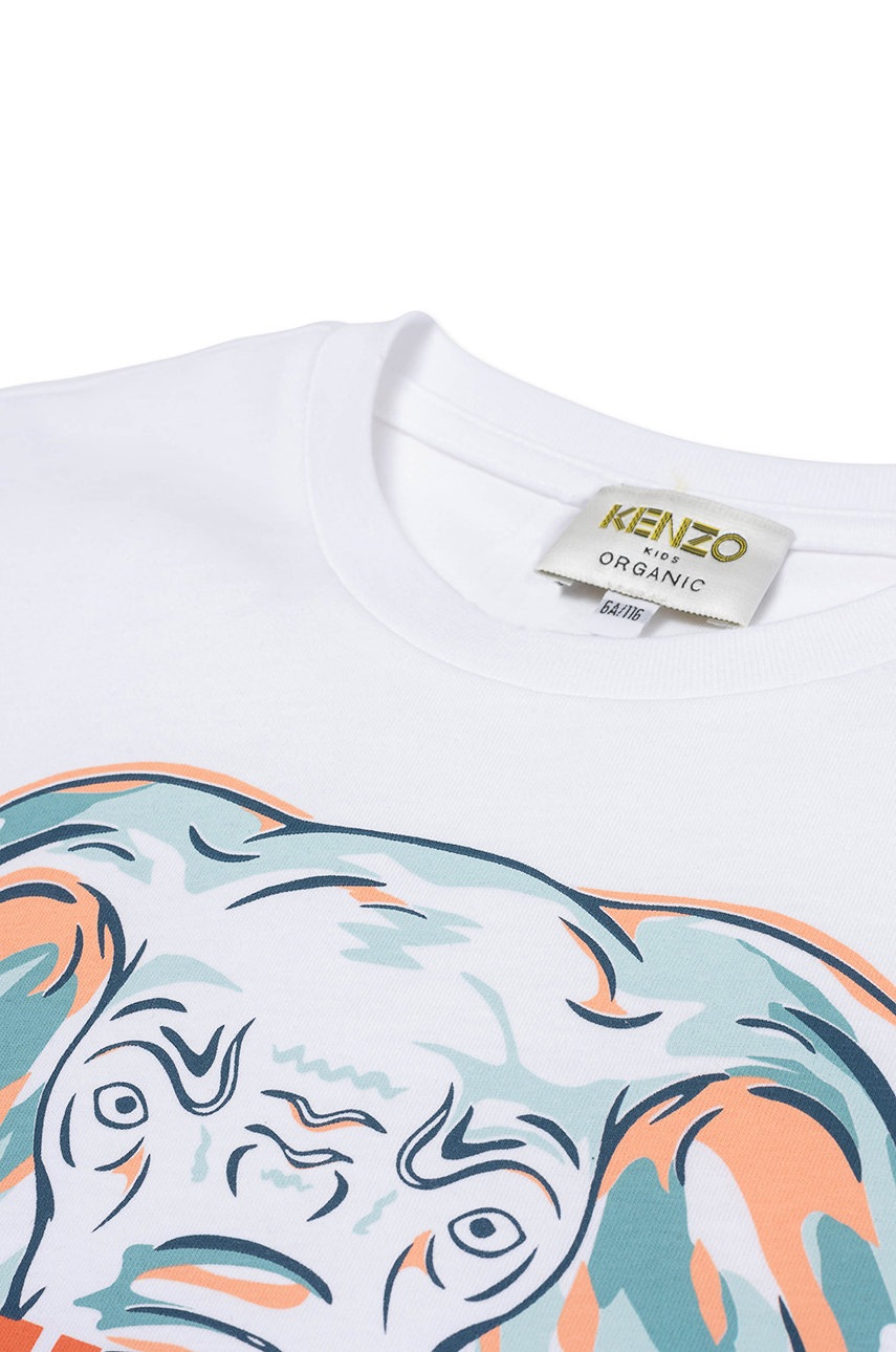 

Детская футболка Kenzo Kids цвет белый