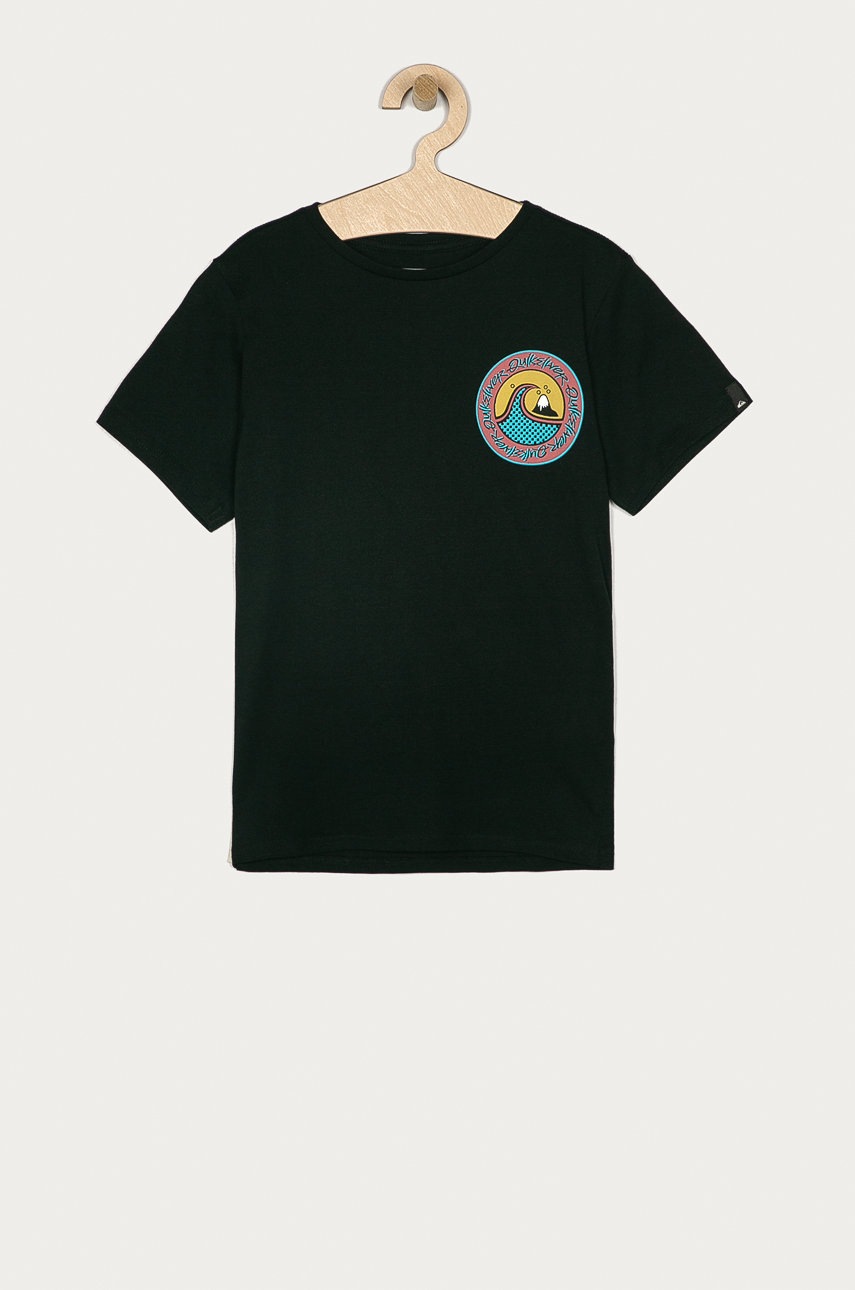

Quiksilver - Детска тениска 128-172 cm, Черен