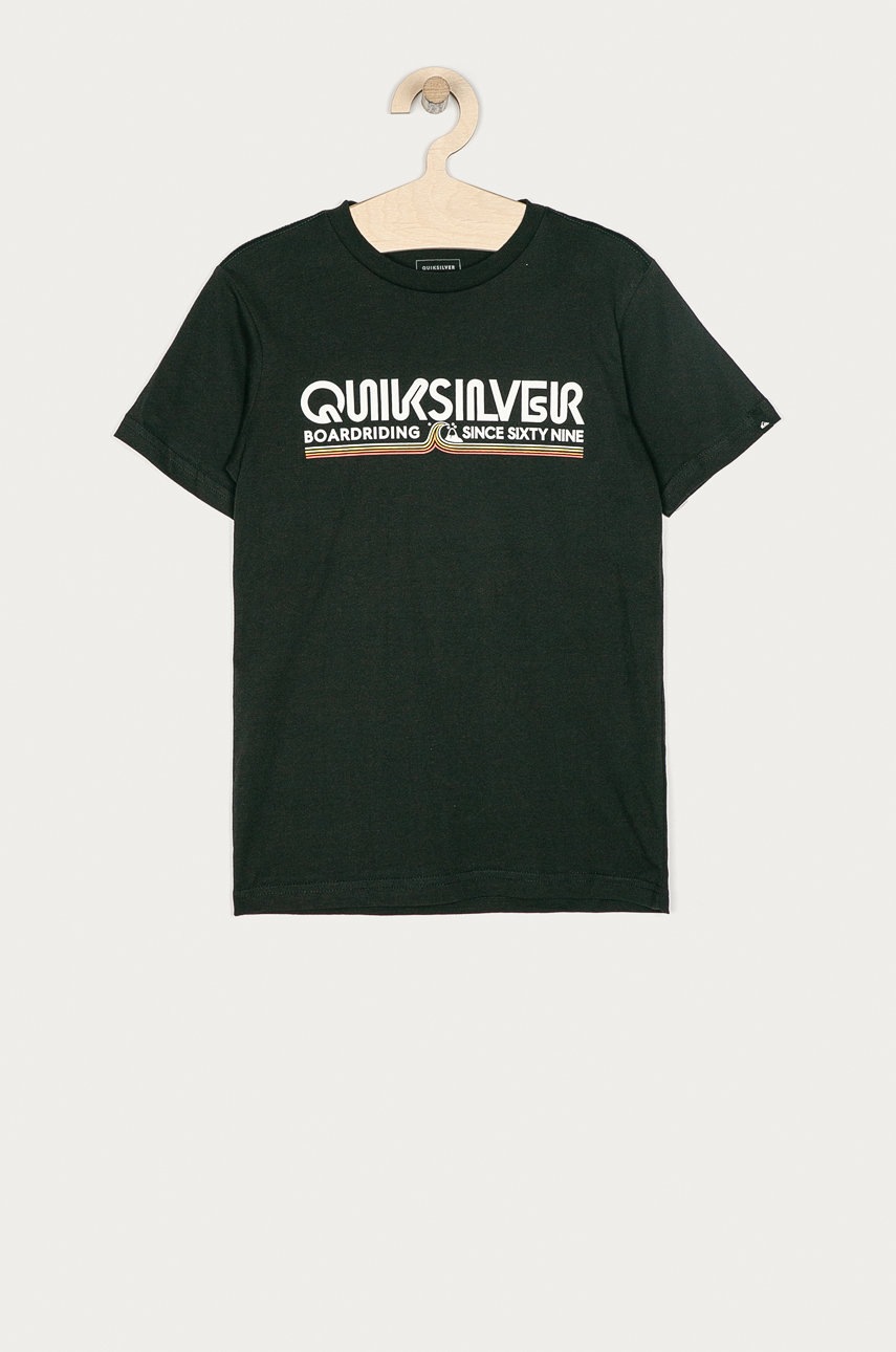 

Quiksilver - Детска тениска 128-172 cm, Черен