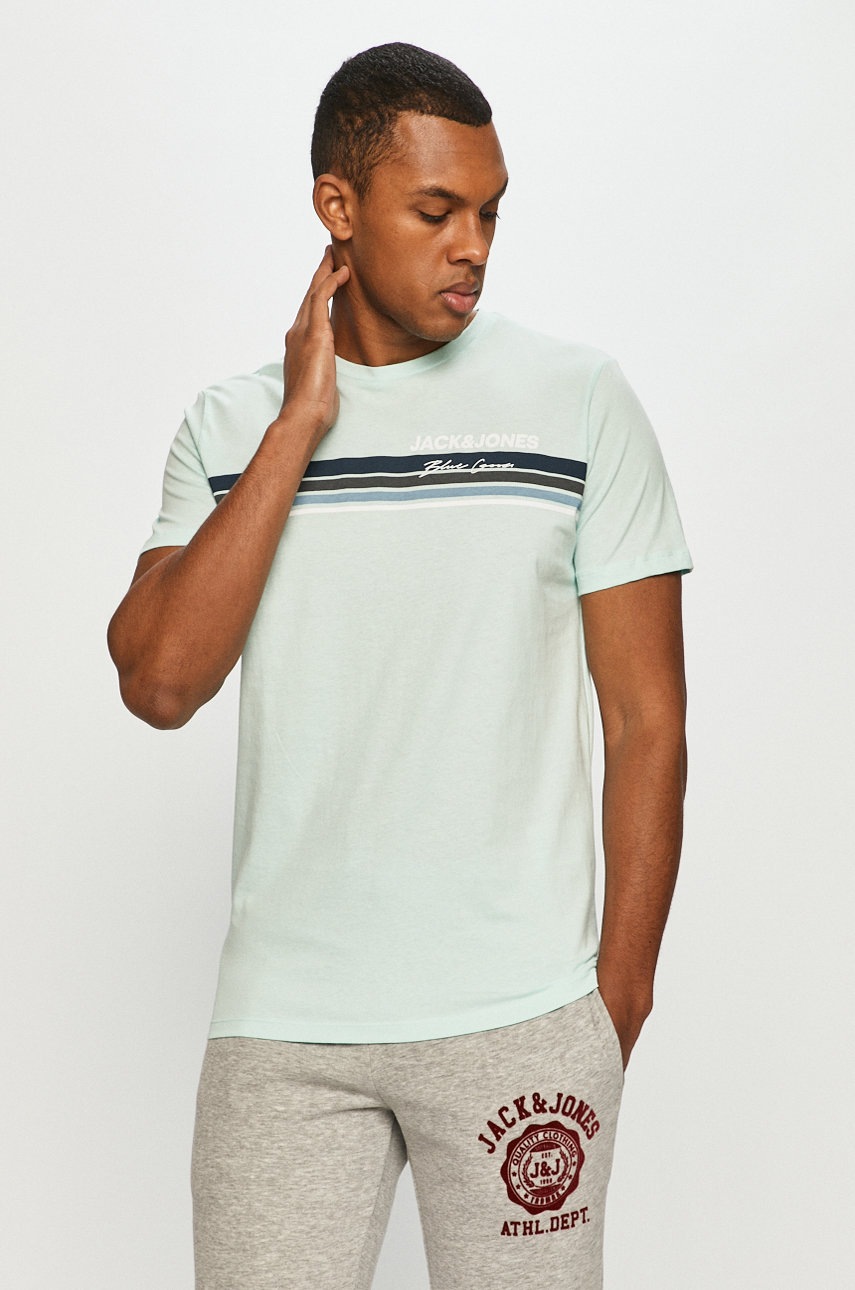 

Jack & Jones - Тениска, Тюркоазен