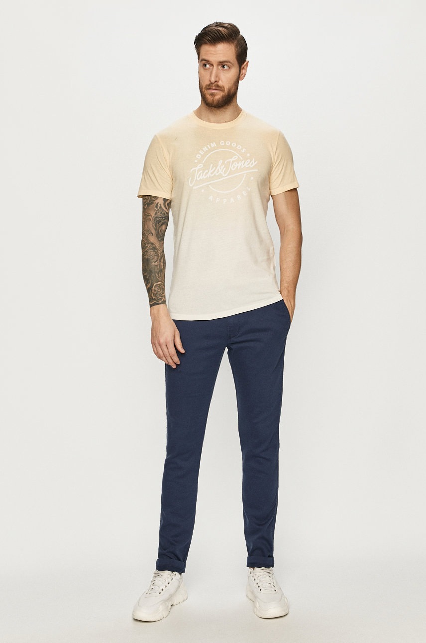 

Футболка Jack & Jones колір жовтий