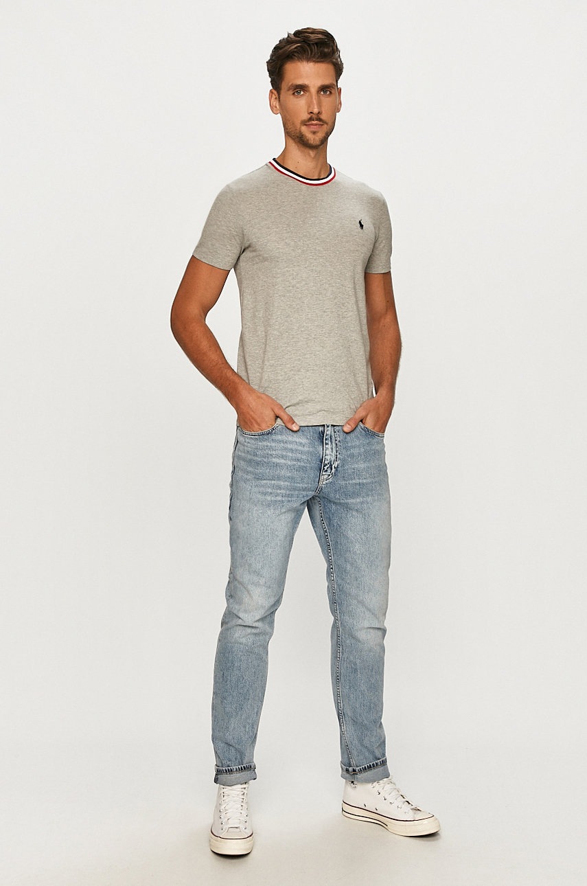 

Футболка Polo Ralph Lauren цвет серый