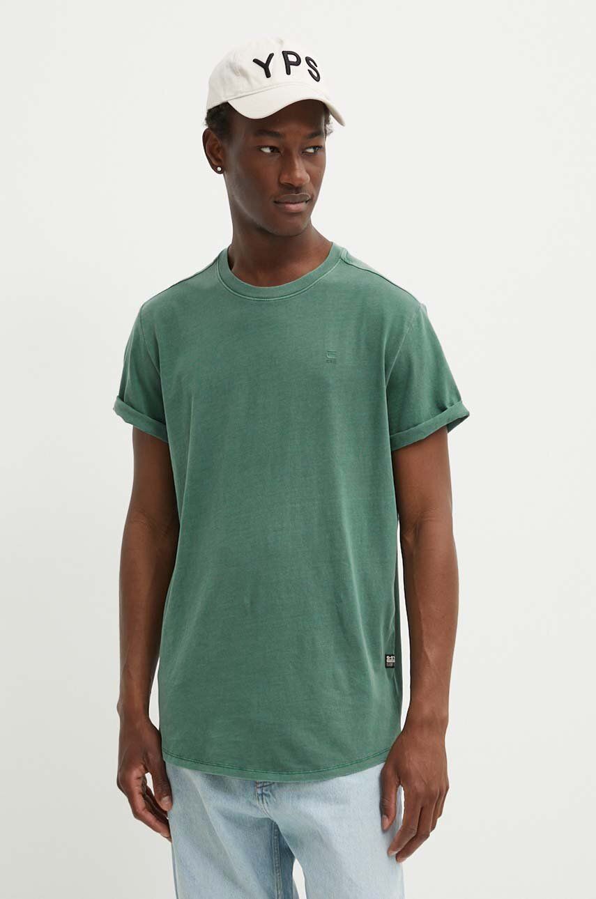 G-Star Raw tricou din bumbac x Sofi Tukker barbati, culoarea verde, neted