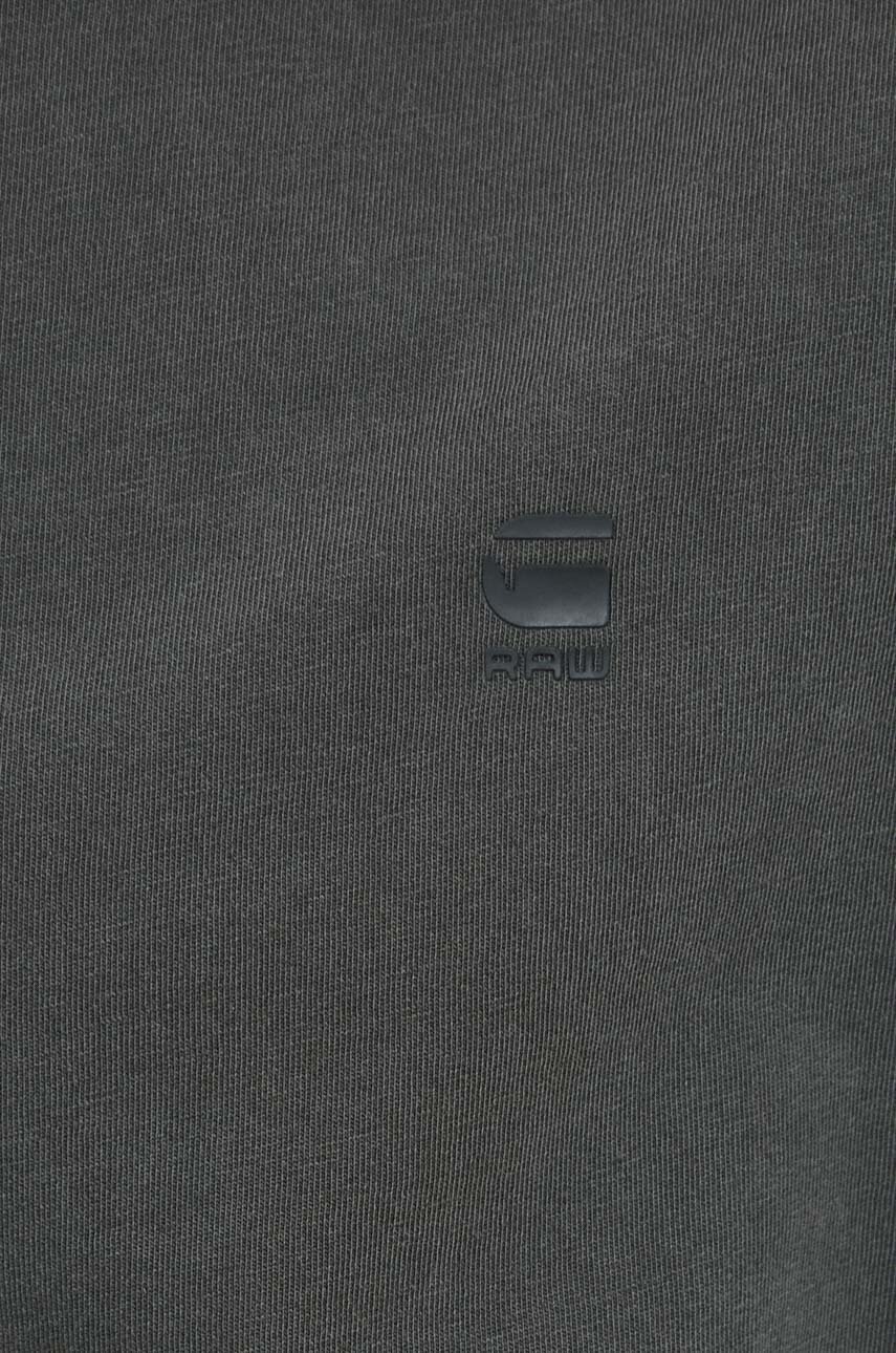 Βαμβακερό μπλουζάκι G-Star χρώμα: μαύρο φωτογραφία